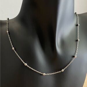 Beaded Station SBall 18" Curb Link Chain / Cadena de eslabones estación